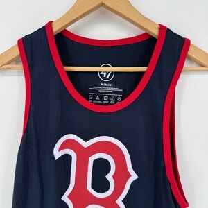 Boston Red Sox '47 Brand Tank Top Mens Medium Baseball MLB Navy Red NWT